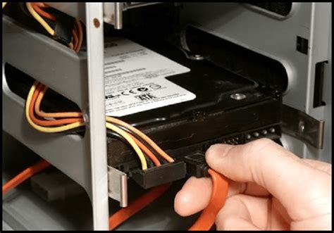 Removing hard drive from a PC 